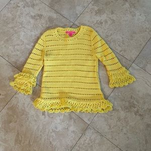Yellow Lily Pulitzer sweater, XS